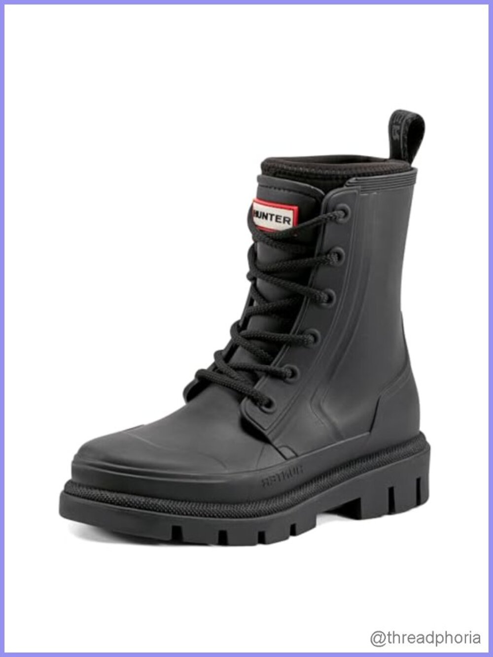 Waterproof Diana Mid-Calf Rain Boot Synthetic Round Toe Lace Up